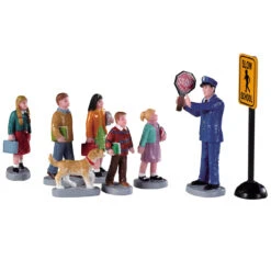 Lemax The Crossing Guard, Set Of 8 -Lemax c7ol1vxqfvah2fc0lrln
