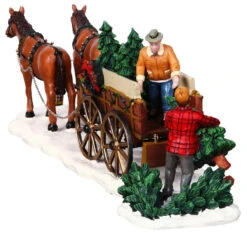 Lemax Christmas Tree Wagon -Lemax czik1rh5rvug8jqzbtio