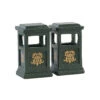 Lemax Green Trash Can - 2 Piece Set -Lemax d7huzbakdfacnh5lixew