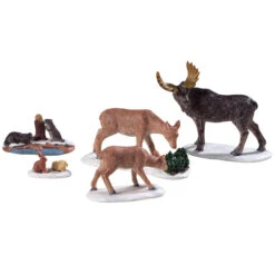 Lemax Wild Animals Figurines - 5 Piece Set -Lemax dut3efnynfgmazpnjcbz