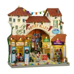 Lemax Artist Alley - Lighted Facade