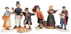 Lemax Townsfolk - Set Of 6 People -Lemax j5zxauzbxyl79ztdnqft