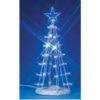 Lemax Lighted Silhouette Tree - Blue - 6 Inch