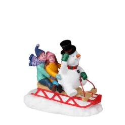 Lemax Sledding With Frosty