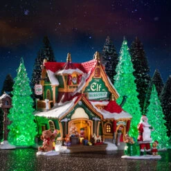 Lemax 3 Color Crystal Lighted Tree - 4 Piece Set -Lemax ldekyzgtjqqdiryfezzj