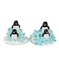 Lemax Candy Penguin Colony - 2 Piece Set