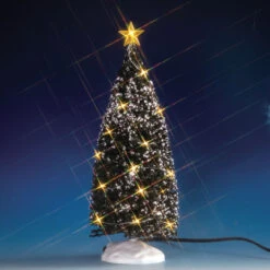 Lemax Clear Light Evergreen Tree - 10 Inch
