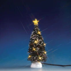 Lemax Clear Light Evergreen Tree - 7 Inch