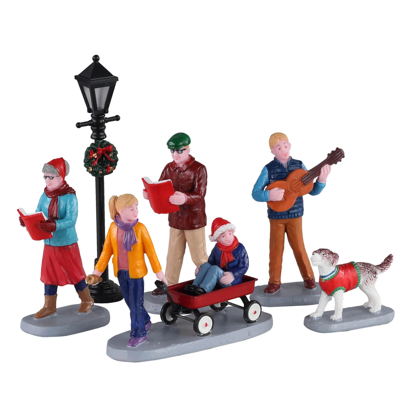 Lemax Merry Song Carolers - 6 Piece Set 4 Lemax Merry Song Carolers - 6 Piece Set - Image 2
