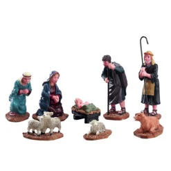 Lemax Nativity Village 3 Inch Figurines - 8 Piece Set -Lemax xxqauqdkypqmpjgcjjfu