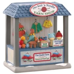 Lemax Christmas Market Booth - Knit & Needle Yarn Shop - Openstock